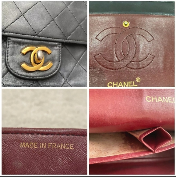 🎉CHANEL Black 2.55 Double Flap Bag Bijoux Chain - Picture 8 of 17